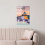 Wallity Cuadro Decorativo de Vidrio Templado Multicolor 30 x 45 cm